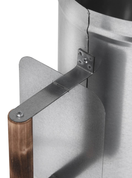 Стартер для розжига угля, 10 литров / Оцинкованная сталь, защитный экран